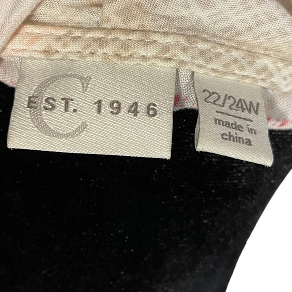 Eat. 1946 Striped Casual Open Face High Low Roll Tab Sleeve Cardigan Duster - Picture 6 of 6